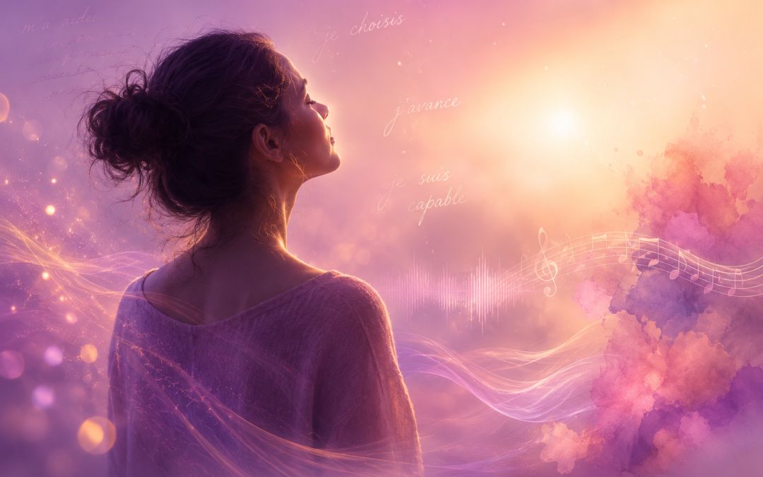 Prendre soin de soi : le pouvoir des mots, des sons et des couleurs